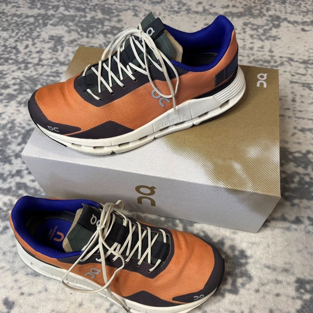 On cloudnova form terracotta forest shoes men’s size 7.5